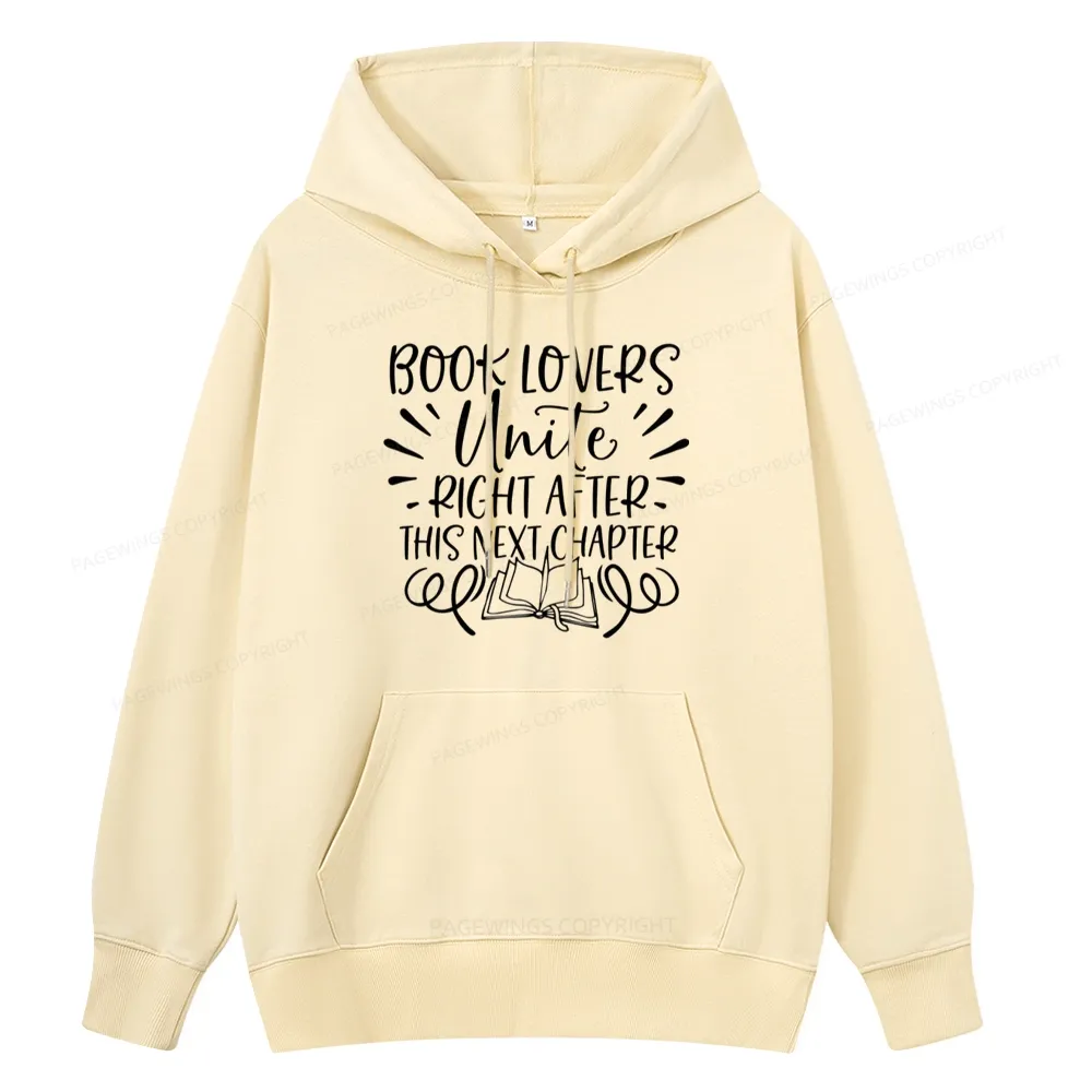 Pagewings Book Lovers Unite Unisex Classic Hoodie