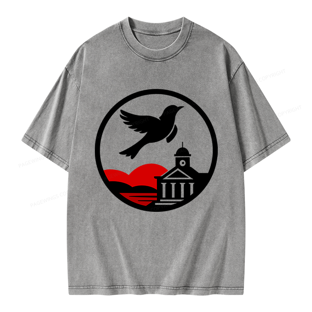 Pagewings Literature Lovers Unisex Washed T-shirt