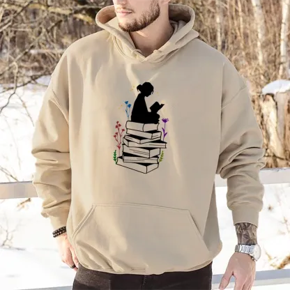 Pagewings Girl Reading Unisex Classic Hoodie