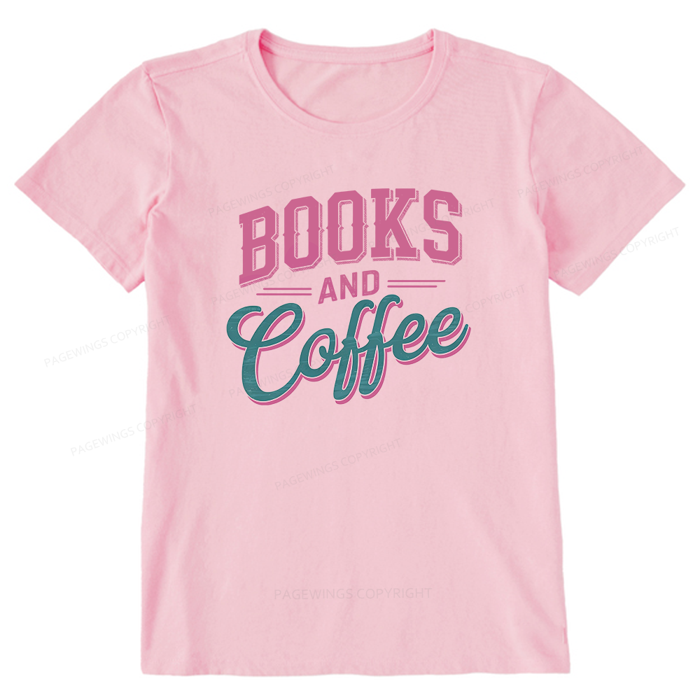 Pagewings Books And Coffee Unisex Classic T-shirt