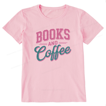 Pagewings Books And Coffee Unisex Classic T-shirt