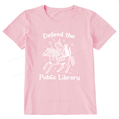 Pagewings Defend the Public Library Unisex Classic T-shirt