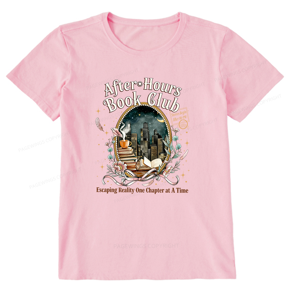 Pagewings After‑Hours Book Club Unisex Classic T-shirt