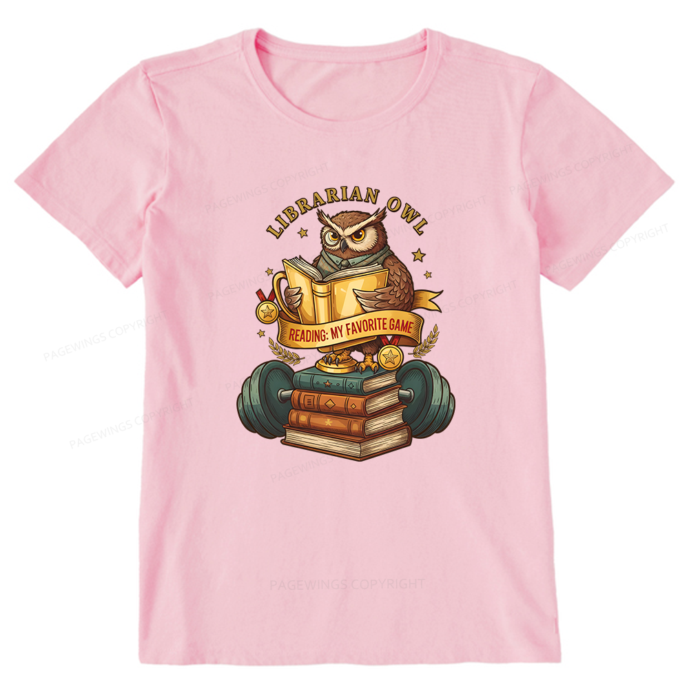 Pagewings Librarian Owl Unisex Classic T-shirt