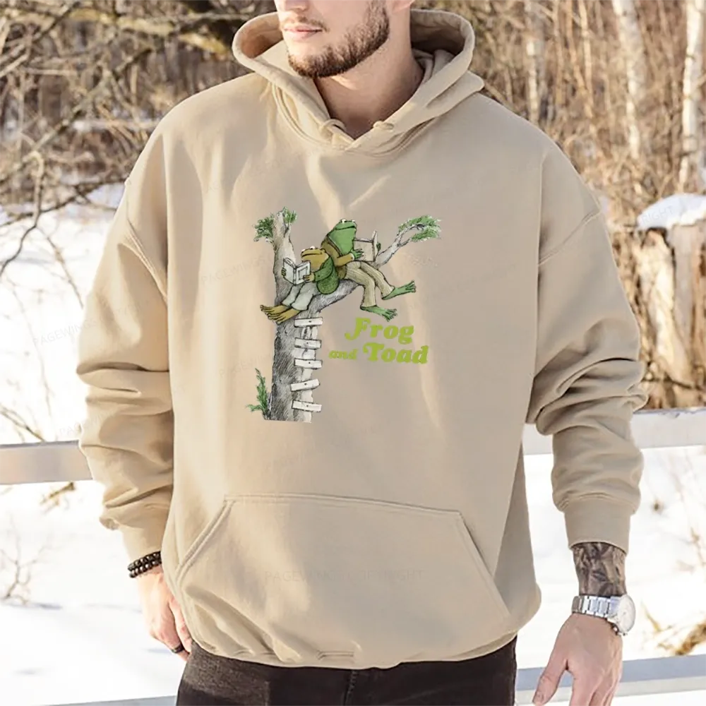 Pagewings Frog and Toad Old Book Unisex Classic Hoodie