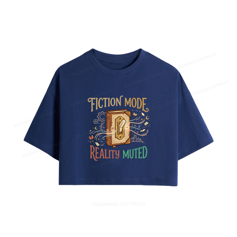 Pagewings Fiction Mode On Women Crop Tops