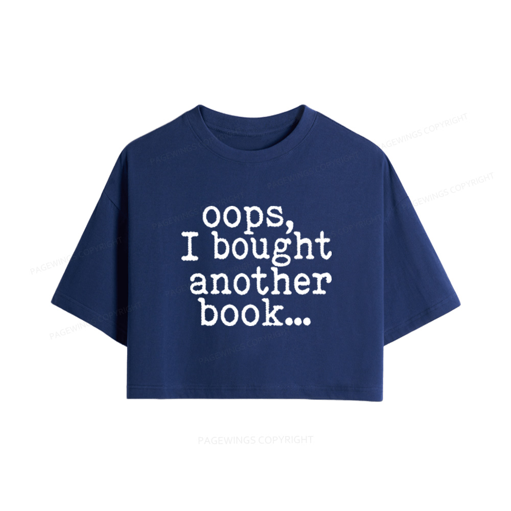 Pagewings I Bought Another Book Women Crop Tops
