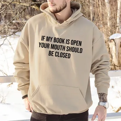 Pagewings Your Mouth Should Be Closed  Unisex Classic Hoodie