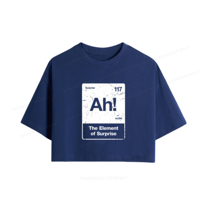 Pagewings The Element Of Surprise Women Crop Tops