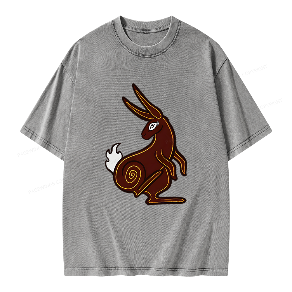 Pagewings Fantasy Books Lover Unisex Washed T-shirt