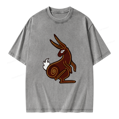 Pagewings Fantasy Books Lover Unisex Washed T-shirt