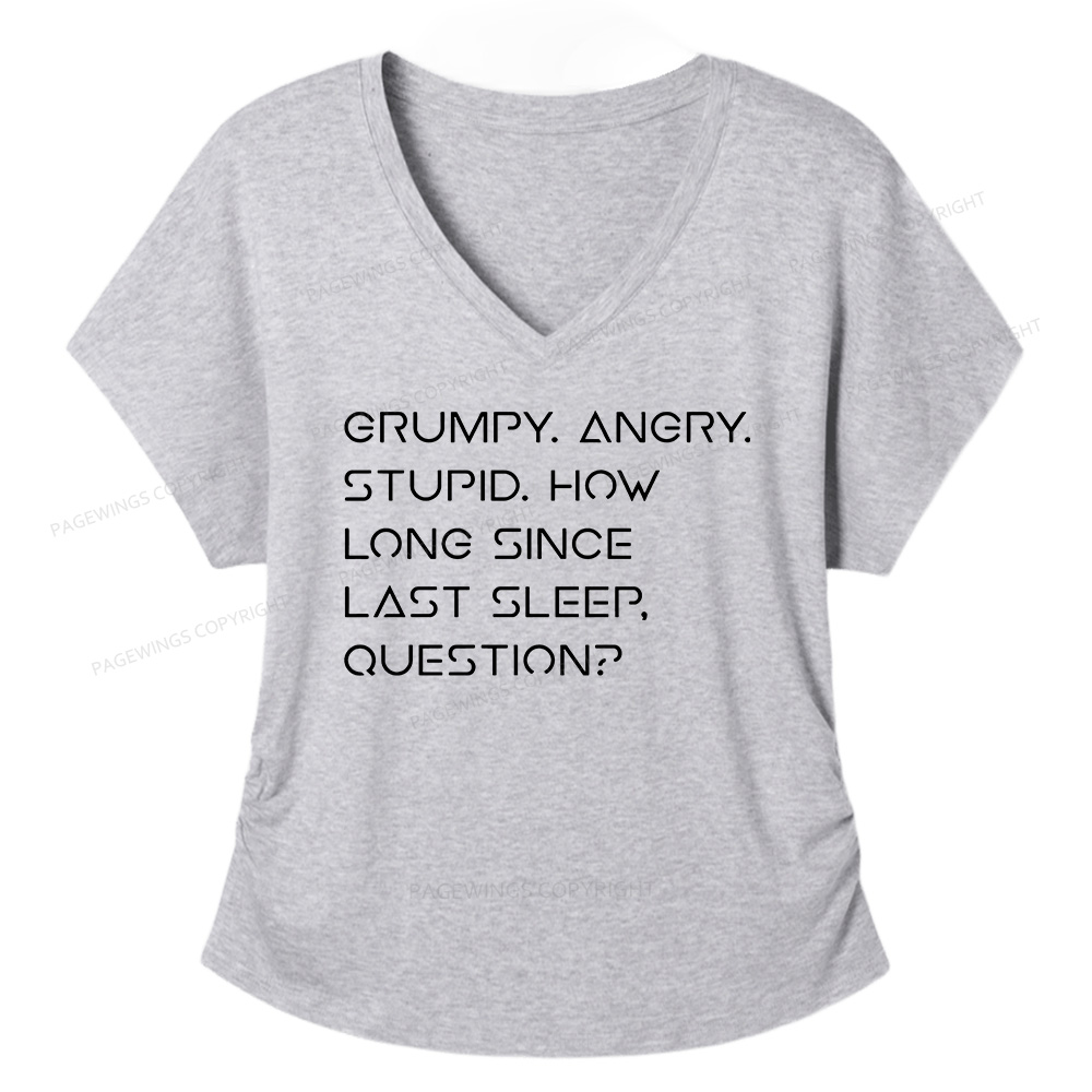 Pagewings Sci-Fi Soft Women's Modal V-neck T-shirt  