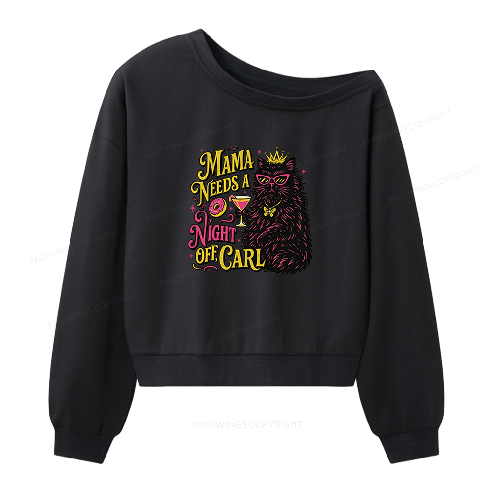 Pagewings Princess Donut Women Off Shoulder Sweatshirt