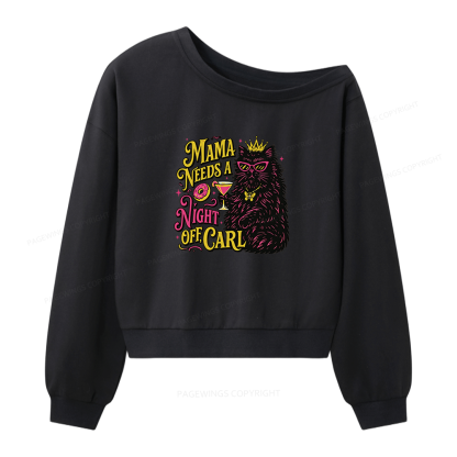 Pagewings Princess Donut Women Off Shoulder Sweatshirt