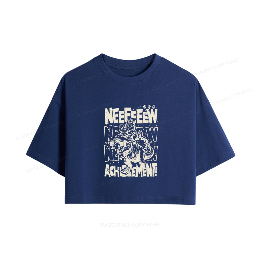 Pagewings New Achievement Book Women Crop Tops