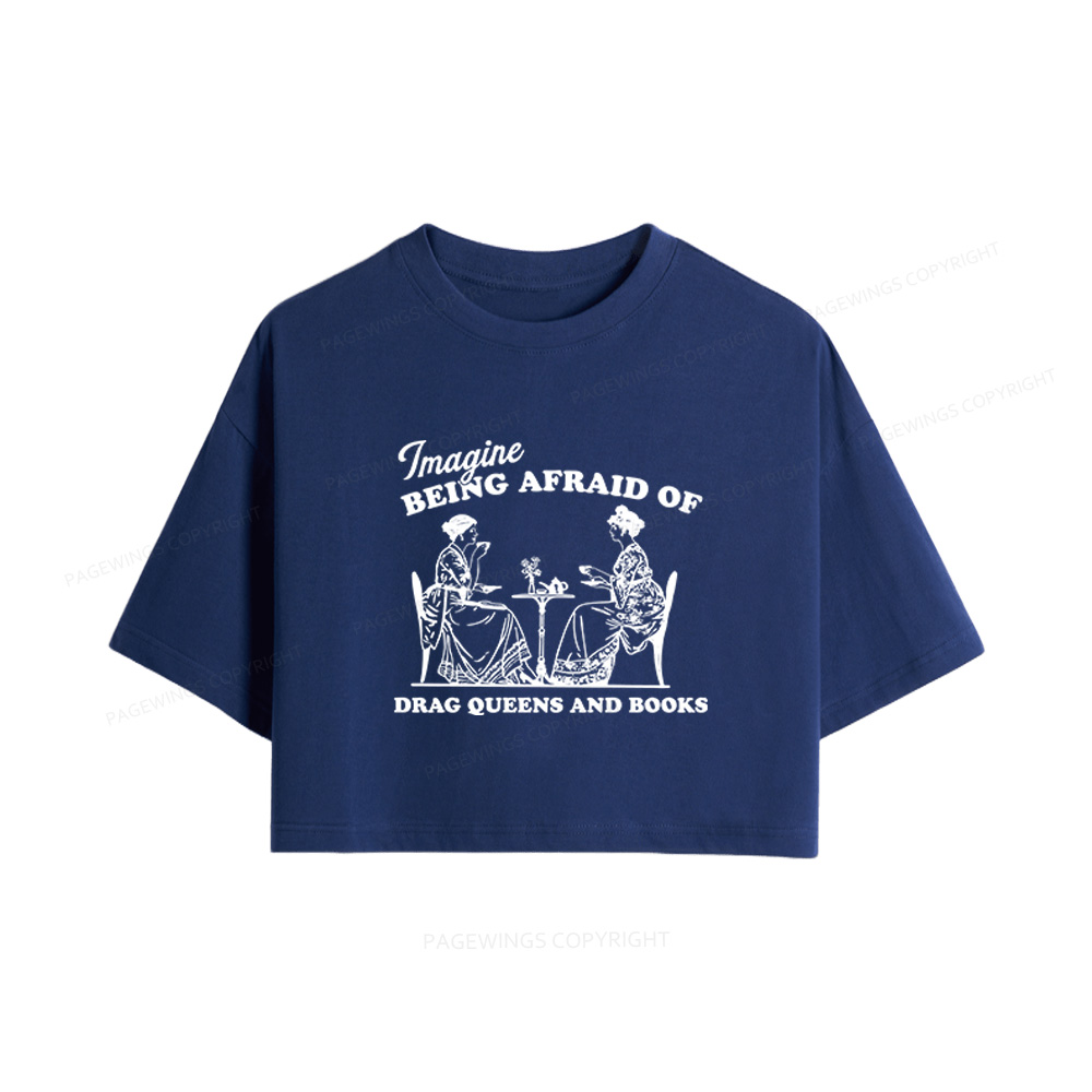 Pagewings Drag Queens Women Crop Tops