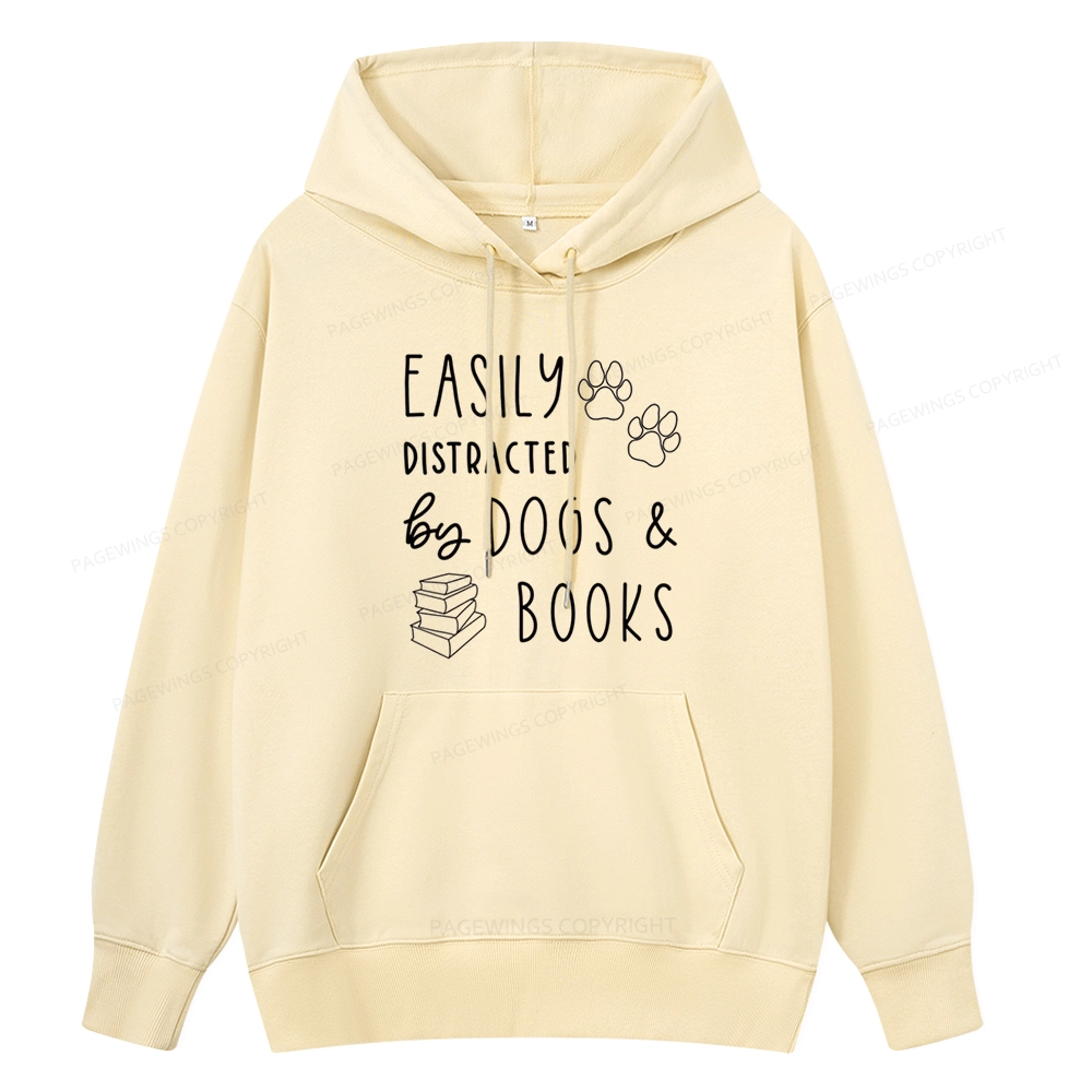 Pagewings Dogs And Books Unisex Classic Hoodie