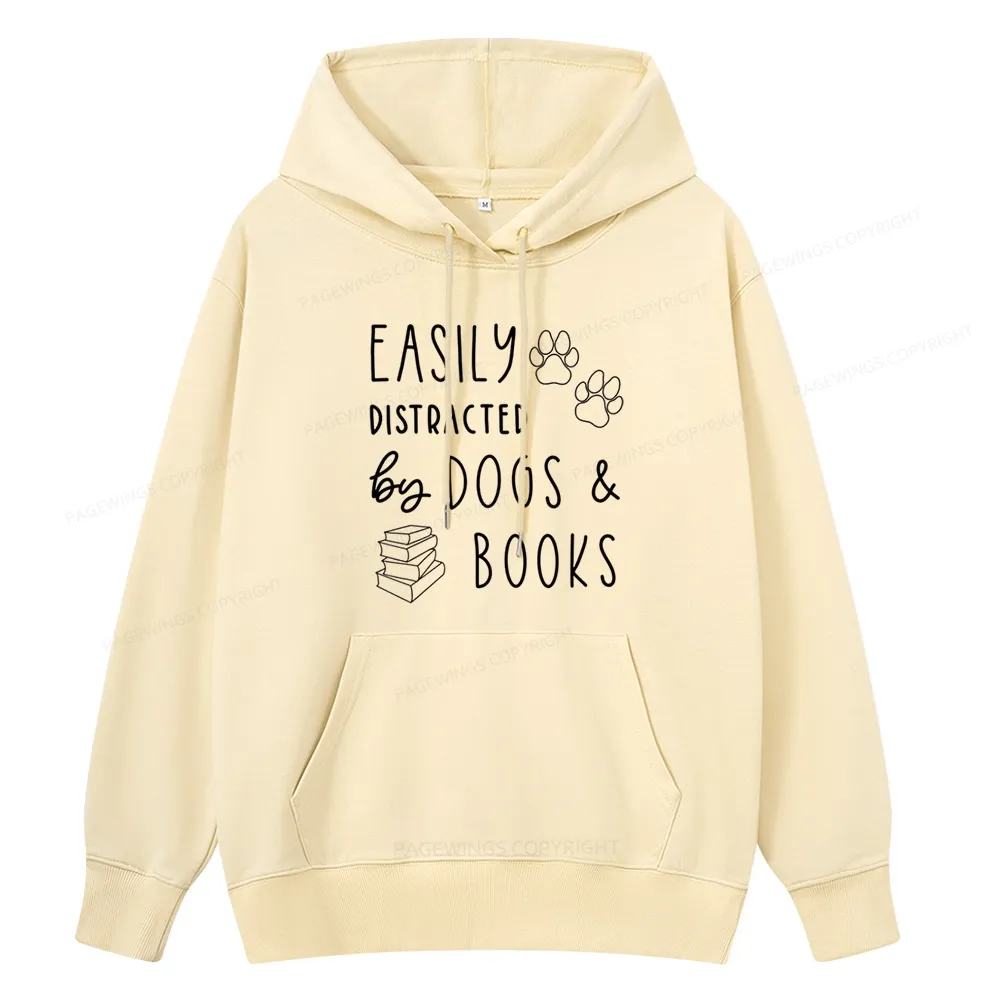 Pagewings Dogs And Books Unisex Classic Hoodie