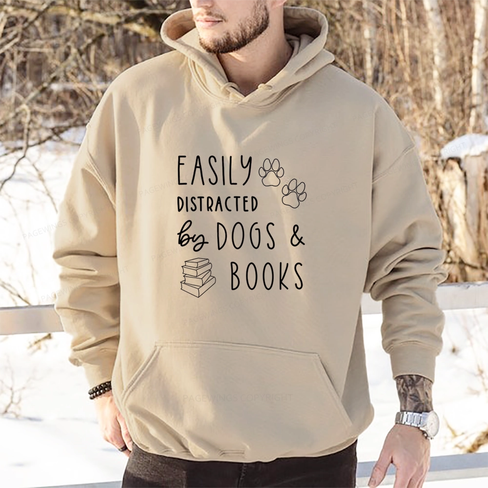 Pagewings Dogs And Books Unisex Classic Hoodie
