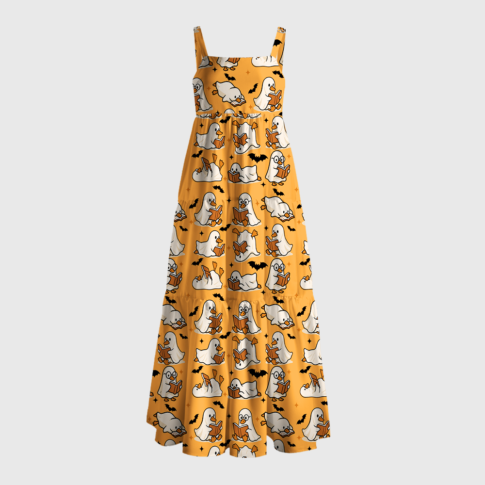 Pagewings Reading Ghost Maxi Dress