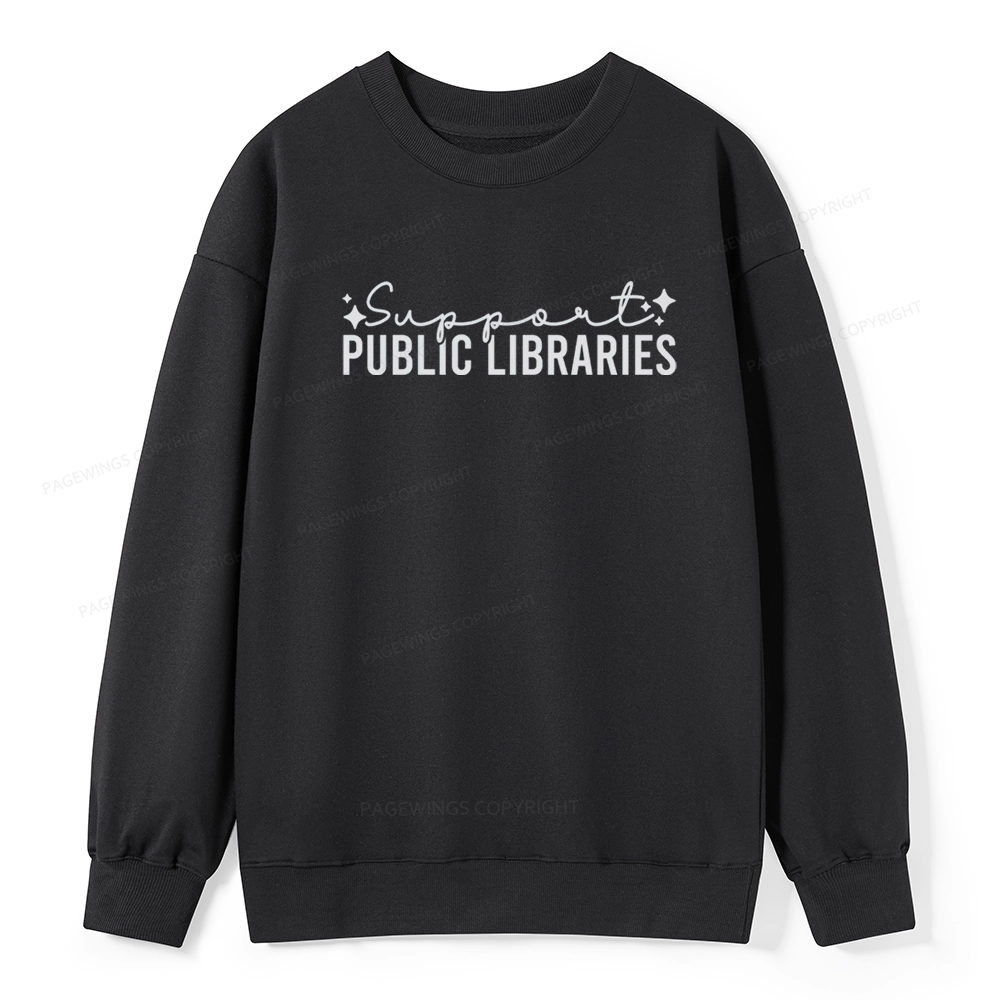 Pagewings Public Libraries Unisex Classic Sweatshirt