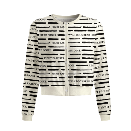 Pagewings 文案  Crew Neck Cardigan Sweaters