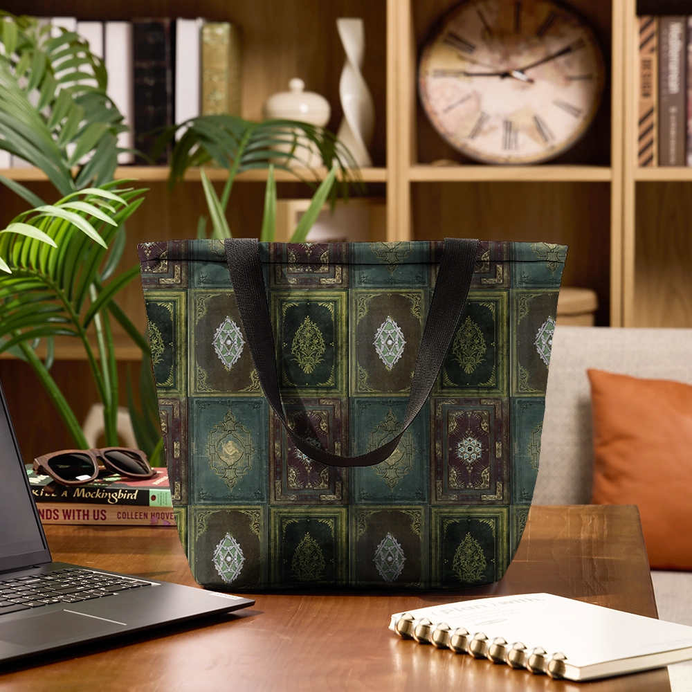 Pagewings The Reader Large Zippered Tote Bag
