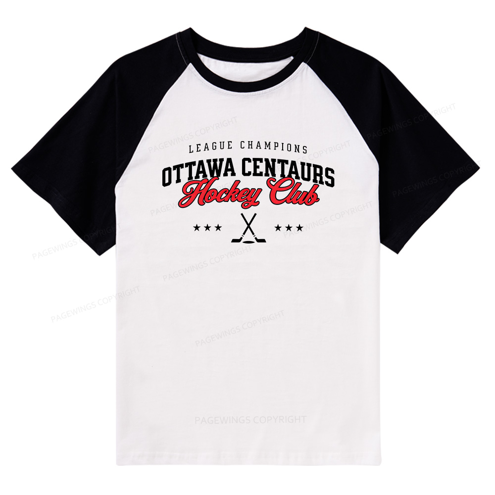 Pagewings Ottawa Centaurs Raglan T-shirt
