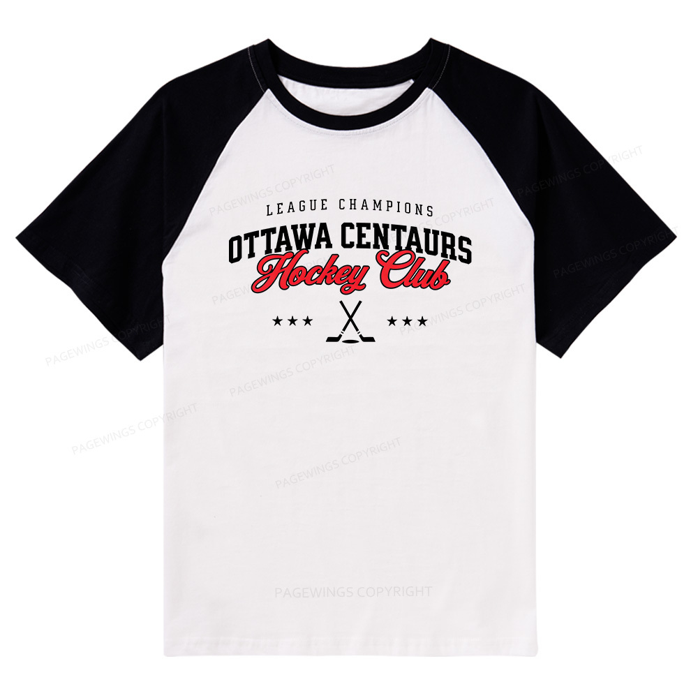 Pagewings Ottawa Centaurs Raglan T-shirt
