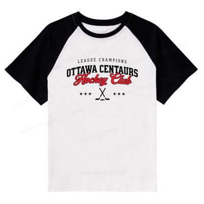 Pagewings Ottawa Centaurs Raglan T-shirt