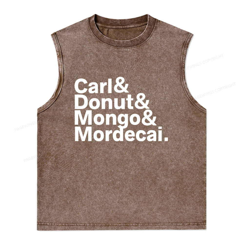 Pagewings Sci-Fi Book Lovers Unisex Washed Tank Top