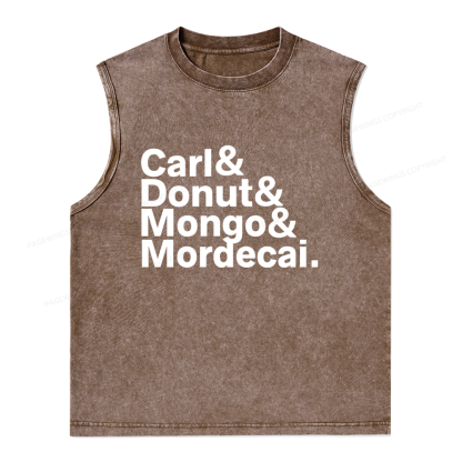 Pagewings Sci-Fi Book Lovers Unisex Washed Tank Top