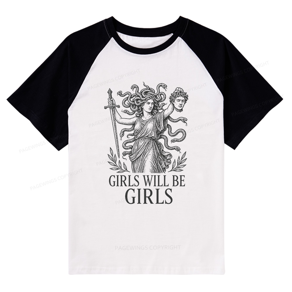 Pagewings Medusa Raglan T-shirt