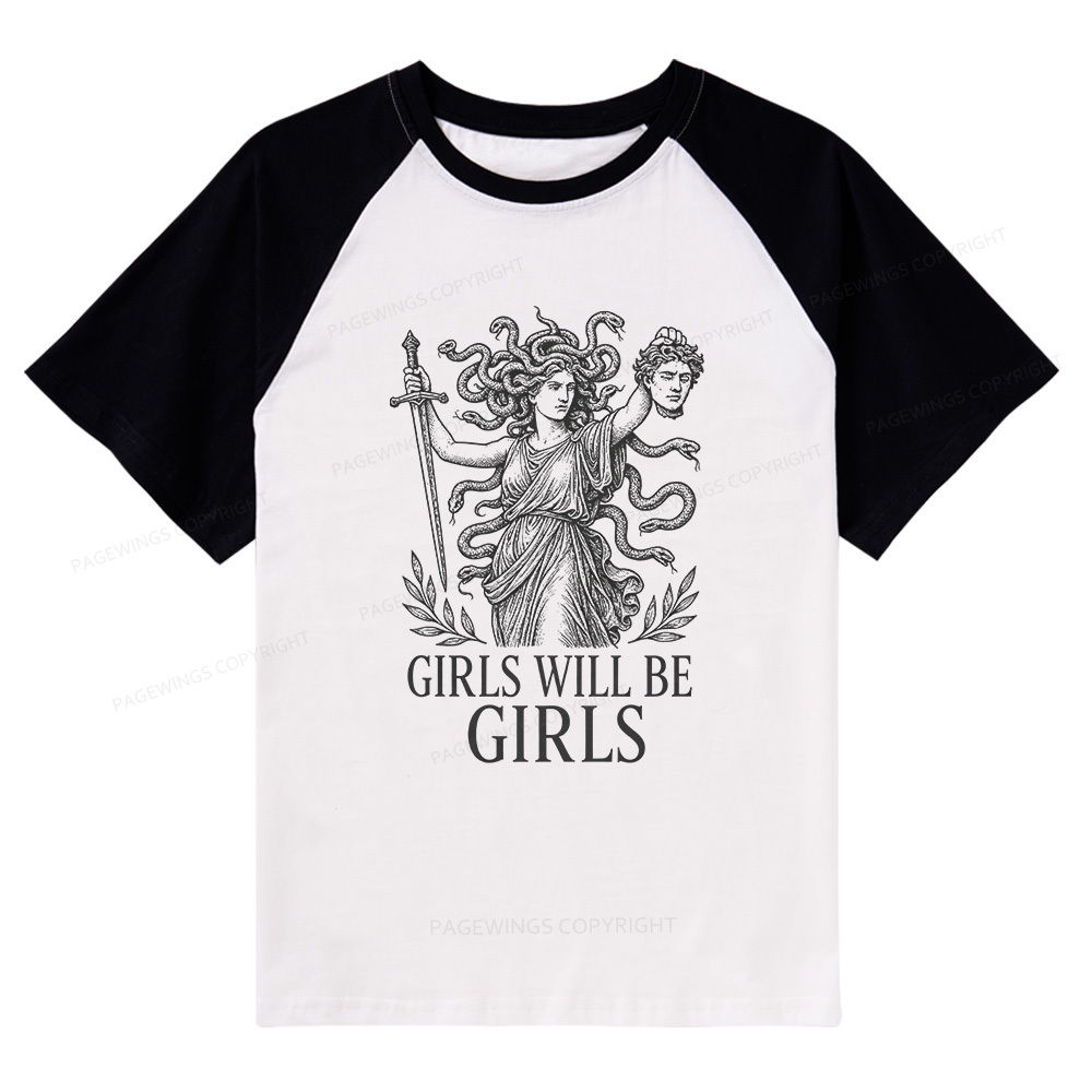 Pagewings Medusa Raglan T-shirt