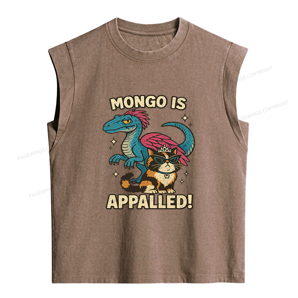 Pagewings Mongo Is Appalled Women's Washed Tank Top