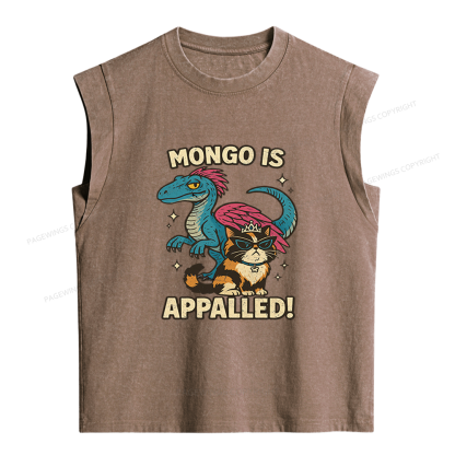 Pagewings Mongo Is Appalled Women's Washed Tank Top