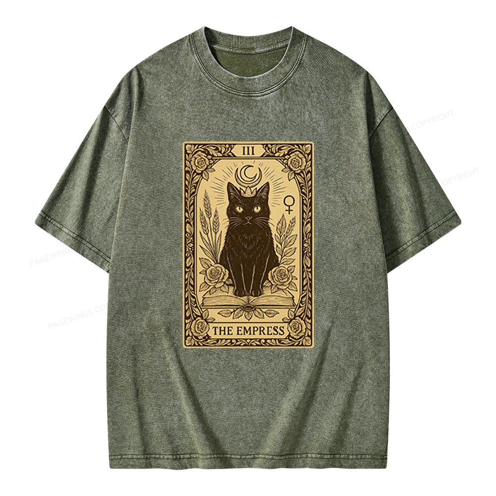 Pagewings The Empress Unisex Washed T-shirt