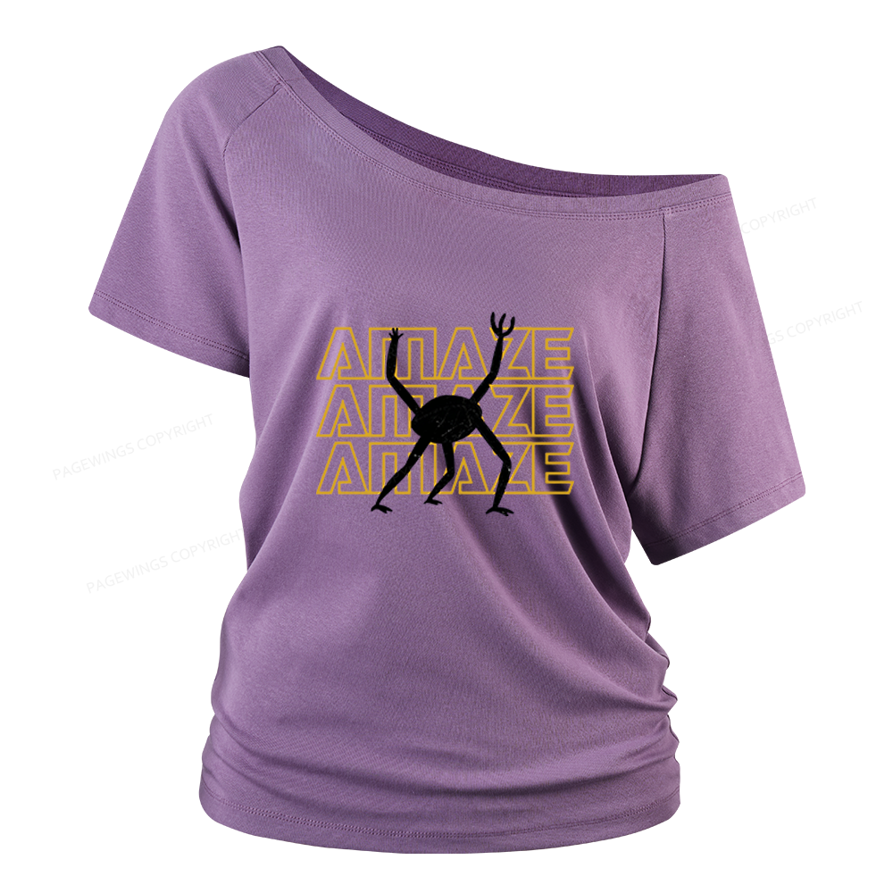 Pagewings Sci-Fi Book Lover Women Off Shoulder T-shirts