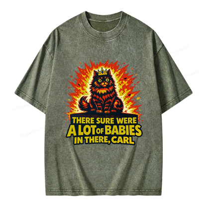 Pagewings A Lot Of Babies In There Unisex Washed T-shirt