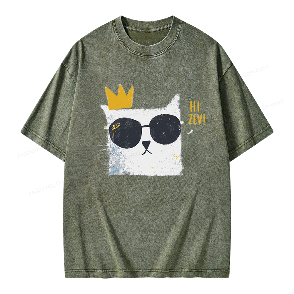 Pagewings Princess Donut Unisex Washed T-shirt