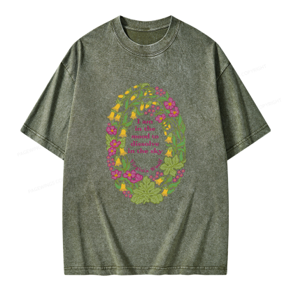 Pagewings Literature Lover Unisex Washed T-shirt