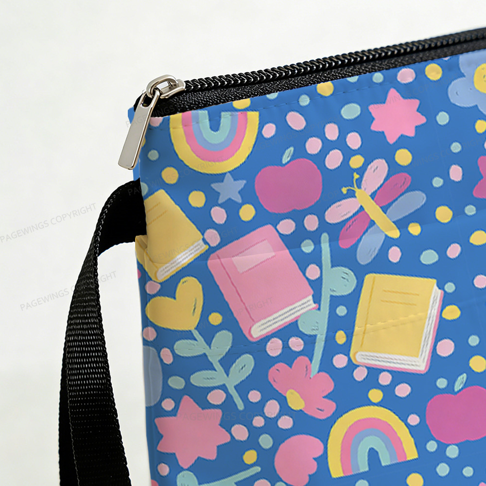 Pagewings Square Neck Floral Book Sleeve