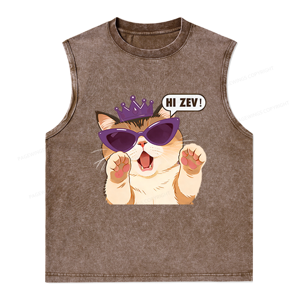 Pagewings Sci-Fi Book Lover Unisex Washed Tank Top
