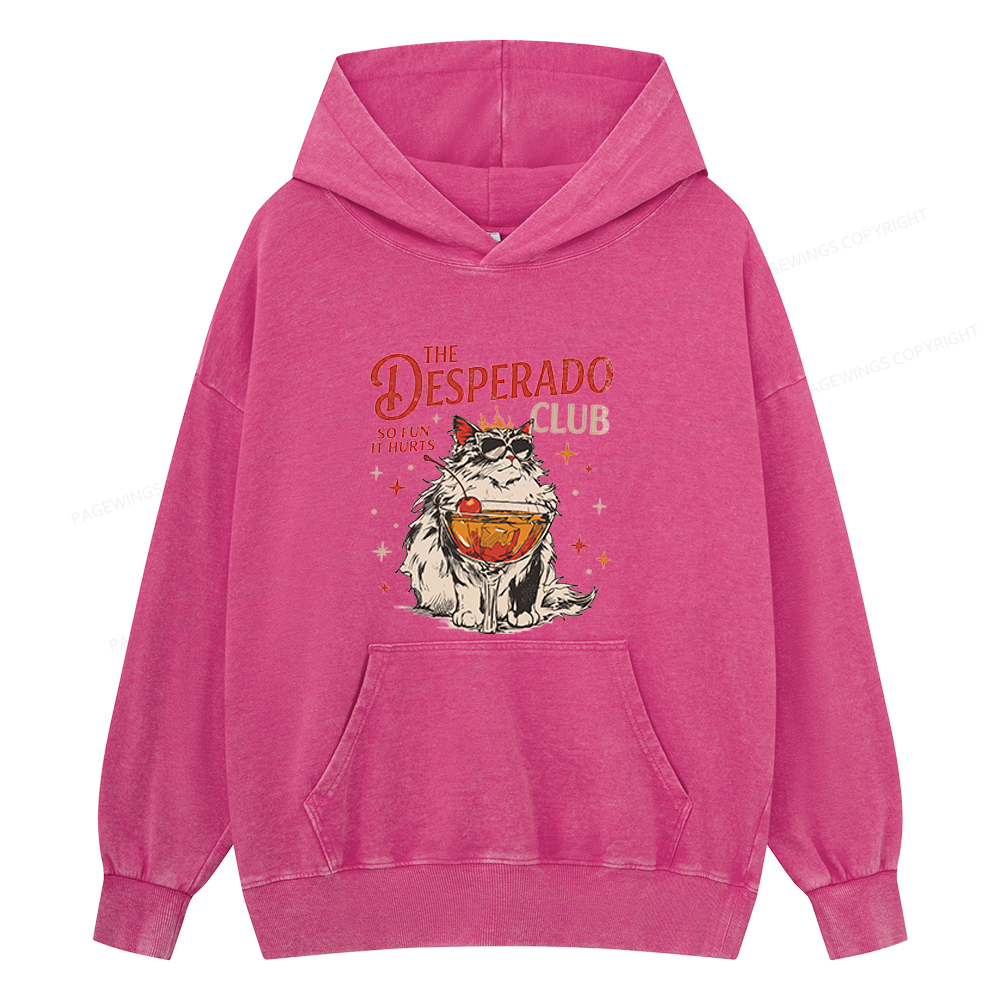 Pagewings Desperado Club Unisex Washed Hoodie
