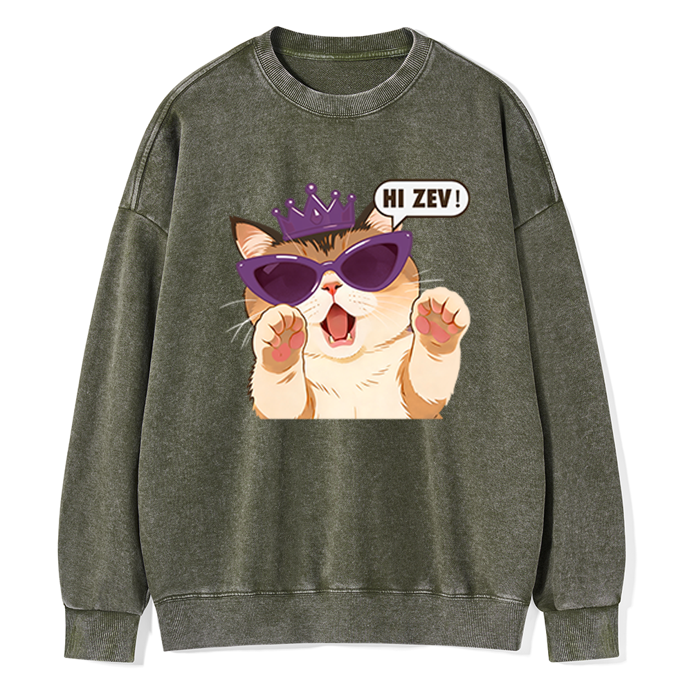 Pagewings Sci-Fi Book Lover Unisex Washed Sweatshirt