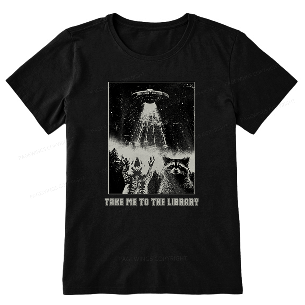 Pagewings Take Me To The Library Unisex Classic T-shirt