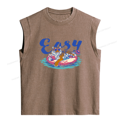 Pagewings Summer Reading Women's Washed Tank Top