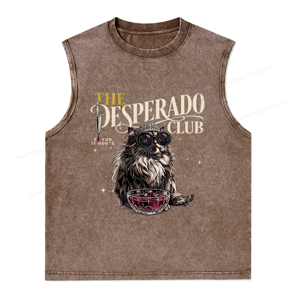 Pagewings Desperado Club Unisex Washed Tank Top