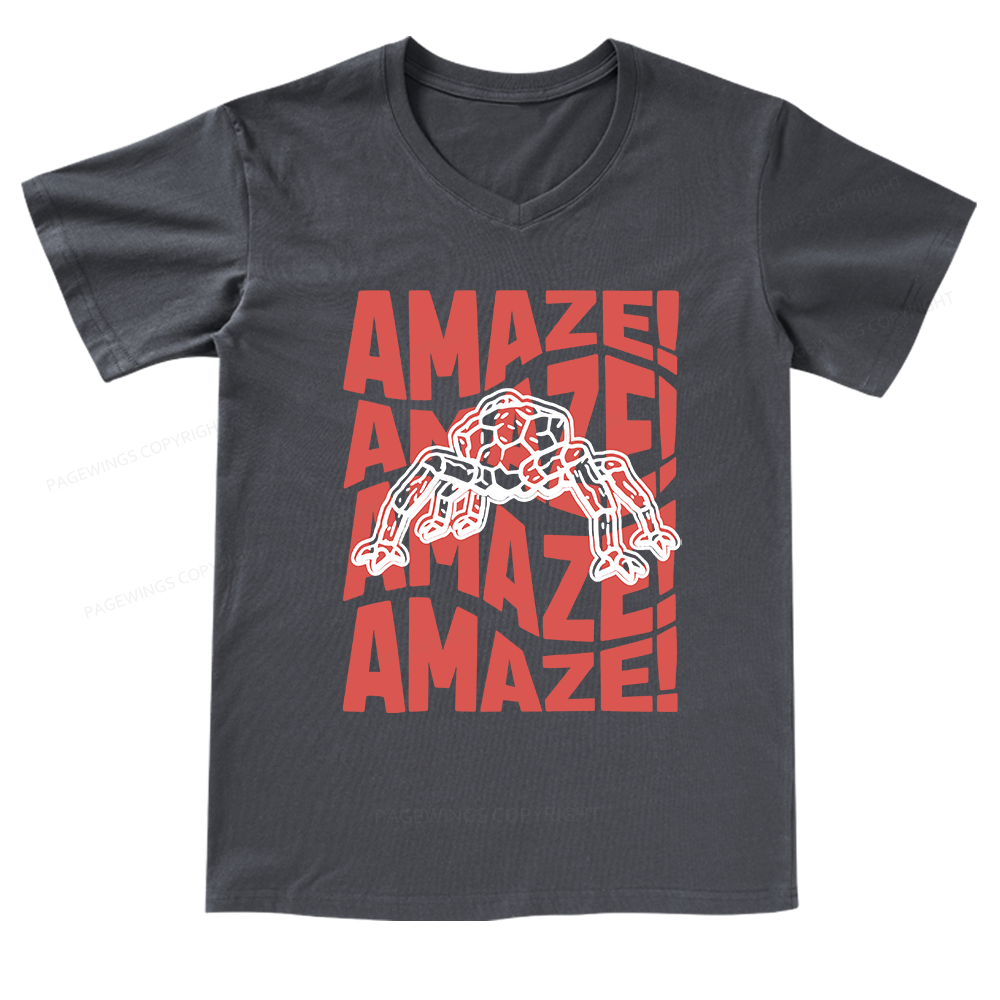 Pagewings Space V-neck T-shirt