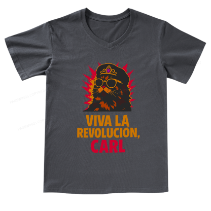Pagewings Viva La Revolucion V-neck T-shirt